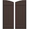 Ekena Millwork Americraft 6-Board (2 Batten) Wood Joined Board-n-Batten Shutters w/Ellipt Top, ARW101BE621X77TBH, PR ARW101BE621X77TBH - alternate 1